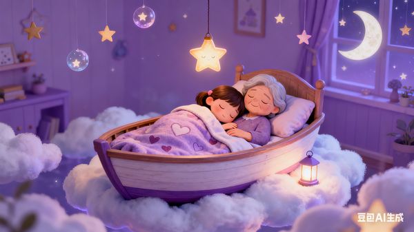 20130308唉，只好跟奶奶睡了