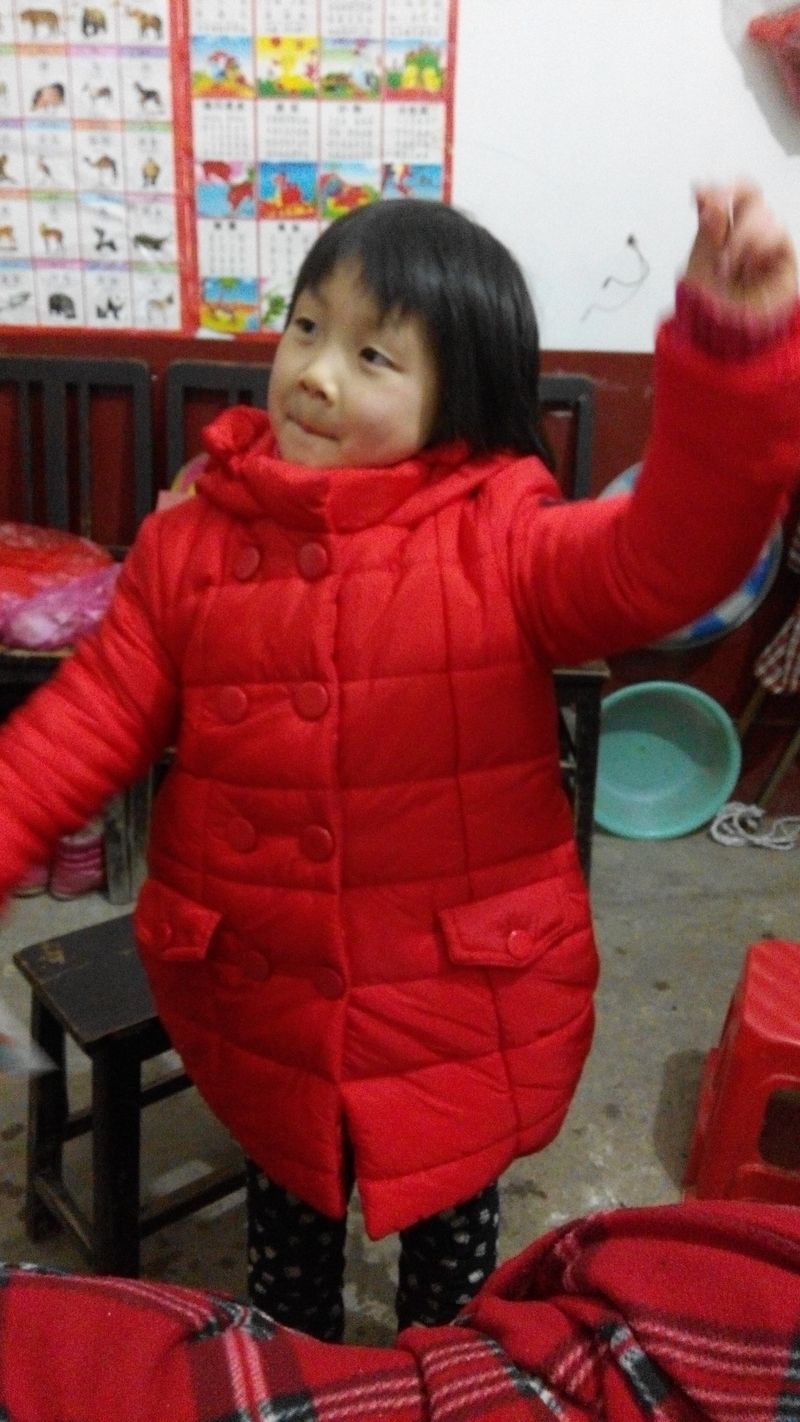 20150115姑姑给昕昕买的新衣服