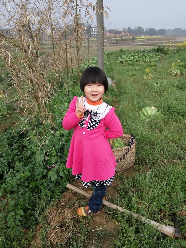 20160306昕昕在菜园