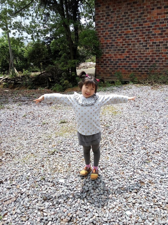 20160416昕昕教爸爸打拳