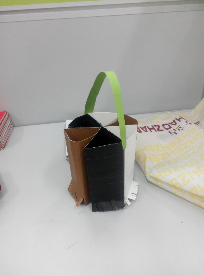 20161221手工作品：花篮