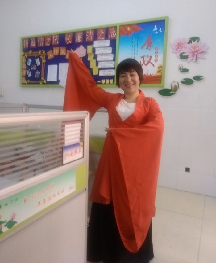 20180420妈妈和昕昕国学表演